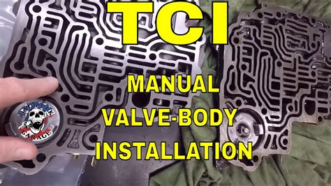 ) Some of the accu-mulator assembly parts will drop out of the <b>valve</b> <b>body</b> as it is lowered. . Tci constant pressure valve body instructions